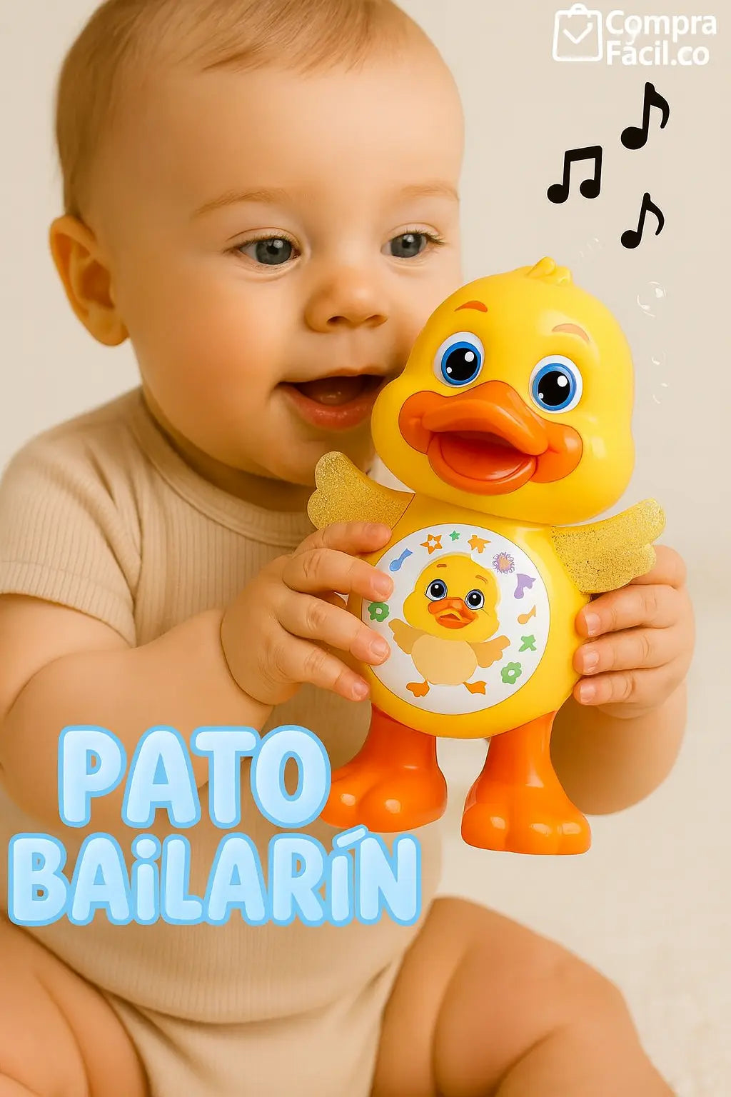 Pato Interactivo Led Musical Bailarín 🧒🏻 🎶