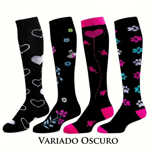 🎁 2 Pares de Medias de Compresión Premium Piernas Más Ligeras y Cómodas Todo el Día ✨