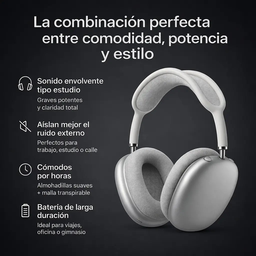 Diademas AirpodMax 🎧 + Estuche Exclusivo de Regalo🎁