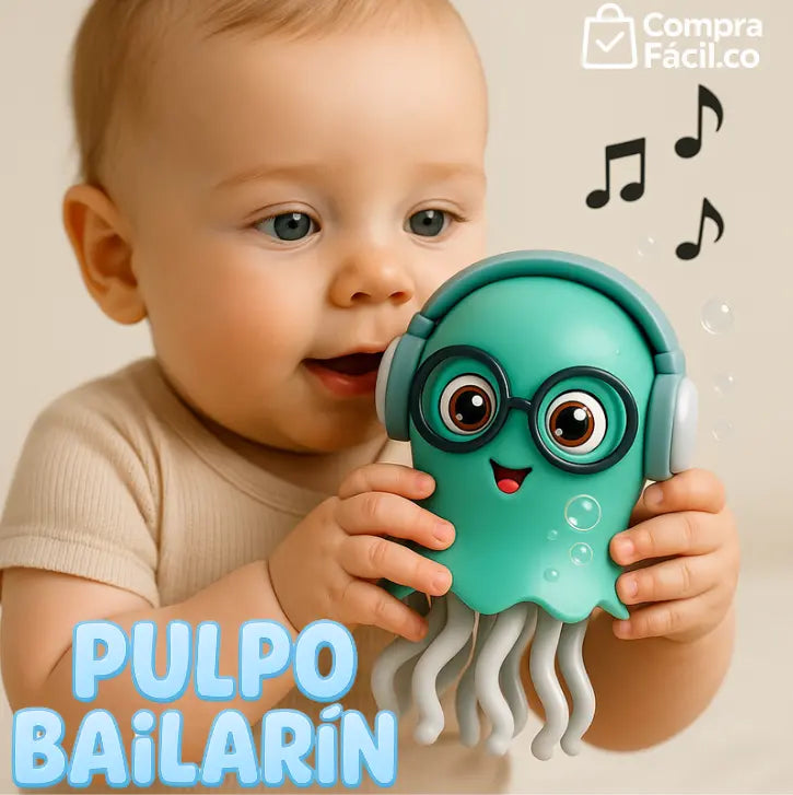 Pulpo Interactivo Led Musical Bailarín 🧒🏻 🎶
